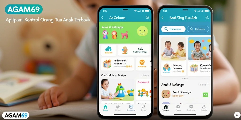 Tampilan antarmuka AGAM69 yang intuitif untuk kontrol orang tua.