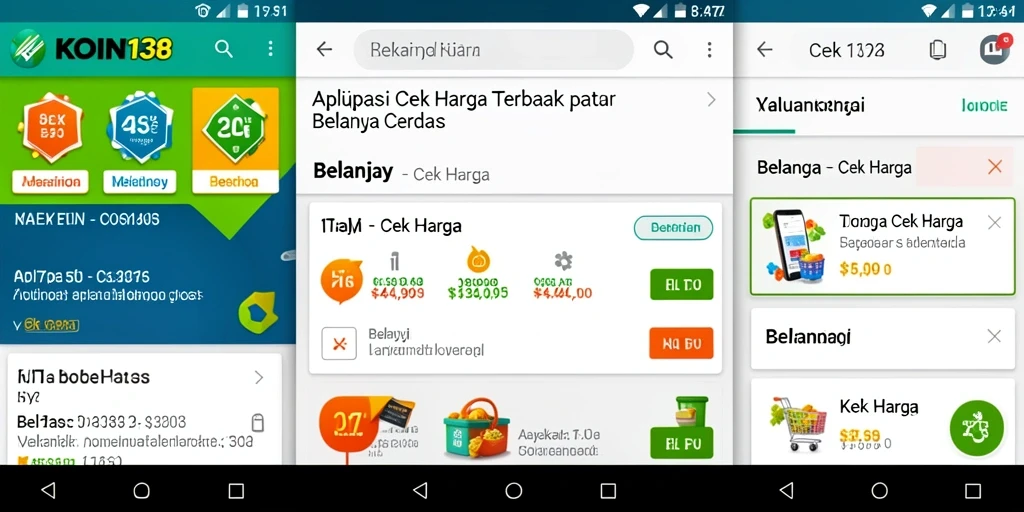 Tampilan antarmuka KOIN138 yang user-friendly untuk Cek Harga.