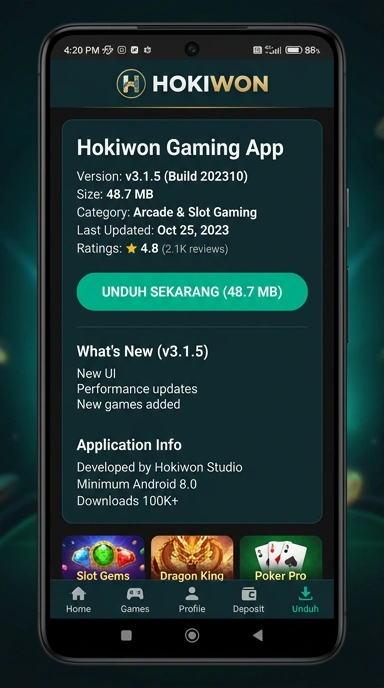 Panduan Lengkap Unduh dan Instal APK hokiwon